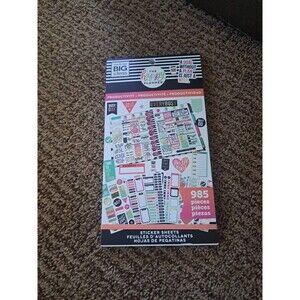 Happy Planner Sticker Sheets Book PRODUCTIVITY 985 Pieces - New